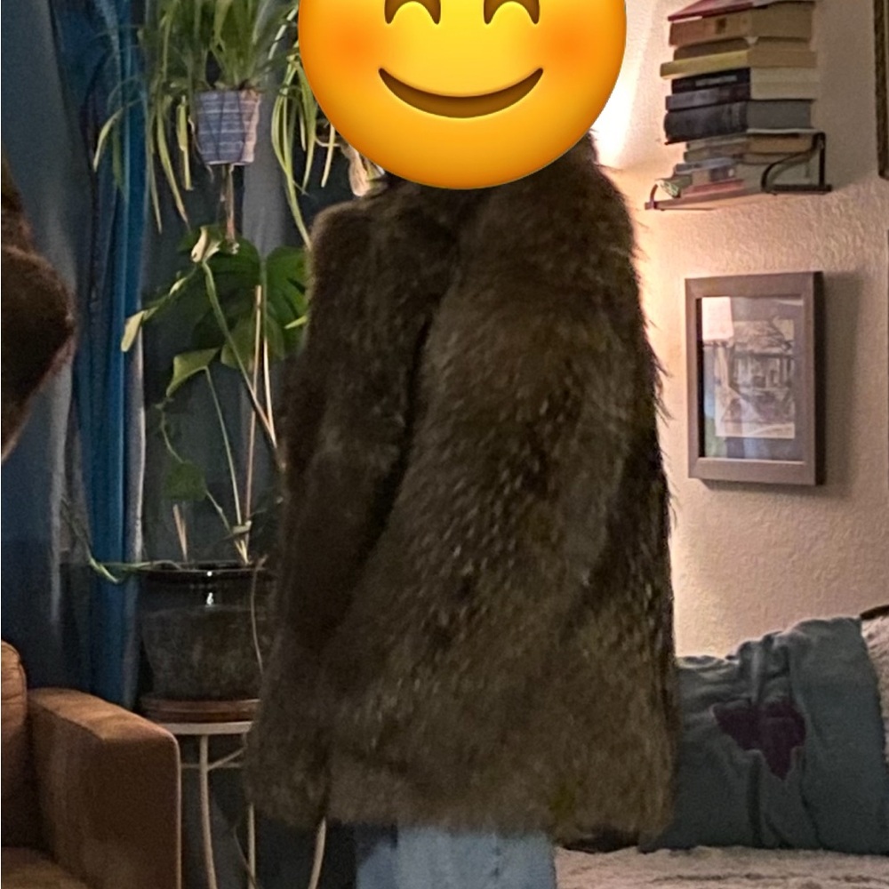 Parisian Brand Vintage Raccoon?  Fur Coat - Picture 13 of 13